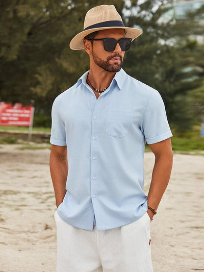 Casual Summer Beach Shirt (US Only) Shirts coofandy 