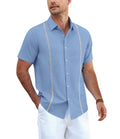 Summer Casual Cuban Guayabera Shirt (US Only)