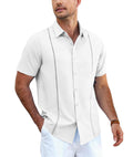 Summer Casual Cuban Guayabera Shirt (US Only)