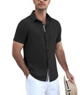 Timelss Contrast Placket Short Sleeve Shirt (US Only)