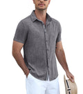 Timelss Contrast Placket Short Sleeve Shirt (US Only)