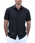 Casual Button Down Short Sleeve Dress Shirt (US Only)