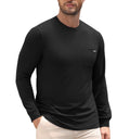 Regular Fit Crewneck Long Sleeve Pocket T-Shirt (US Only)
