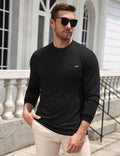 Regular Fit Crewneck Long Sleeve Pocket T-Shirt (US Only)