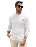 Regular Fit Crewneck Long Sleeve Pocket T-Shirt (US Only)