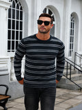 Striped Crewneck Knit Sweater (US Only)