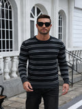 Striped Crewneck Knit Sweater (US Only)