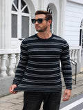 Striped Crewneck Knit Sweater (US Only)