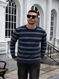Striped Crewneck Knit Sweater (US Only)