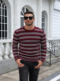 Striped Crewneck Knit Sweater (US Only)