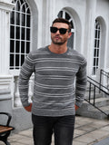 Striped Crewneck Knit Sweater (US Only)