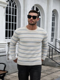Striped Crewneck Knit Sweater (US Only)