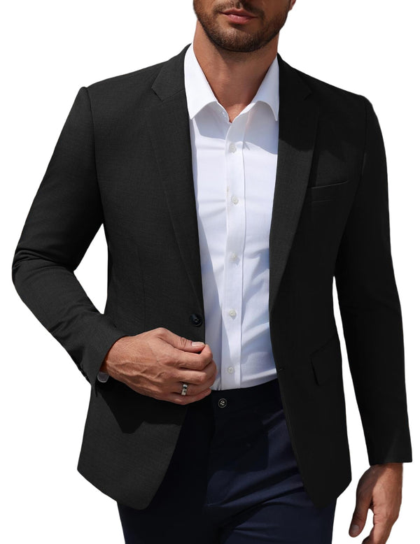 Slim Fit Lightweight Two-Button Casual Blazer (US Only)