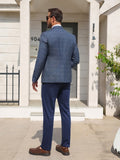 Plaid Business Casual Slim Fit Blazer (US Only)