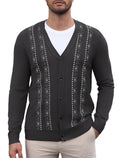 Vintage Striped V-Neck Button Down Cardigan Sweater (US Only)