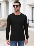Waffle Knit Long Sleeve T-Shirt (US Only)