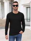 Waffle Knit Long Sleeve T-Shirt (US Only)