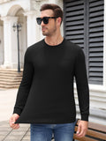 Waffle Knit Long Sleeve T-Shirt (US Only)