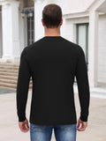 Waffle Knit Long Sleeve T-Shirt (US Only)