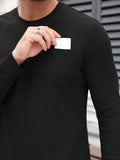Waffle Knit Long Sleeve T-Shirt (US Only)