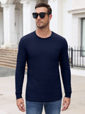 Waffle Knit Long Sleeve T-Shirt (US Only)
