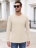 Waffle Knit Long Sleeve T-Shirt (US Only)