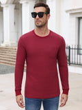 Waffle Knit Long Sleeve T-Shirt (US Only)