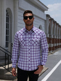 Western Plaid Long Sleeve Cowboy Shirt (US Only)