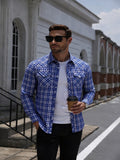Western Plaid Long Sleeve Cowboy Shirt (US Only)
