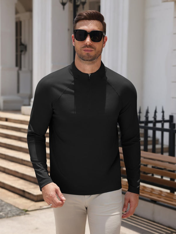 Quick Dry Quarter Zip Athletic Pullover (US Only)
