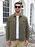 Snap Up Quilted Lightweight Puffer Jacket (US Only)