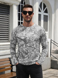 Slim Fit Tree Branch Camo Long Sleeve T-Shirt (US Only)