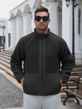 Color Block Sherpa Fleece Jacket (US Only)