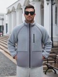 Color Block Sherpa Fleece Jacket (US Only)