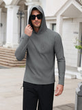Waffle Knit Stretch Pullover Hoodie (US Only)