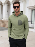 Waffle Knit Stretch Pullover Hoodie (US Only)