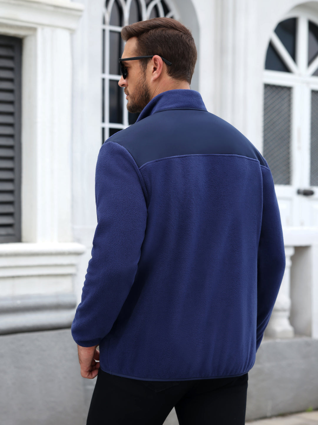 Lightweight Quarter-Zip Polar Fleece Pullover Jacket (US Only