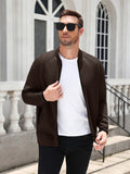 Full Zip Up Mock Neck Sport Sweatshirt (US Only)
