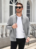 Full Zip Up Mock Neck Sport Sweatshirt (US Only)