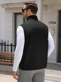 Stand Collar Lightweight Padded Vest (US Only)