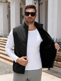 Stand Collar Lightweight Padded Vest (US Only)