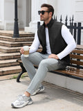 Stand Collar Lightweight Padded Vest (US Only)