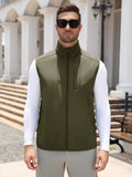 Stand Collar Lightweight Padded Vest (US Only)