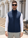 Stand Collar Lightweight Padded Vest (US Only)
