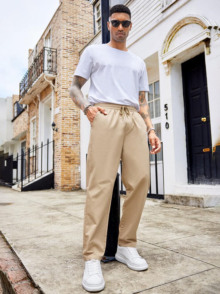 Classic Simple Relaxed Pants (US Local) Pants coofandy 