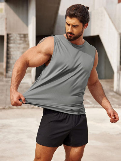 Athletic Quick-Dry 3-Pack Tank Top (US Only) Tank Tops coofandy 