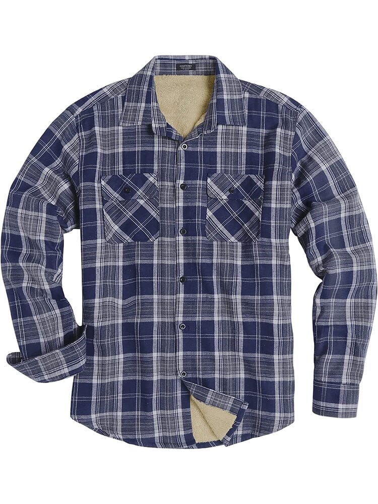 Lined Flannel Plaid Shirt - Ultimate Relaxed Look | Coofandy