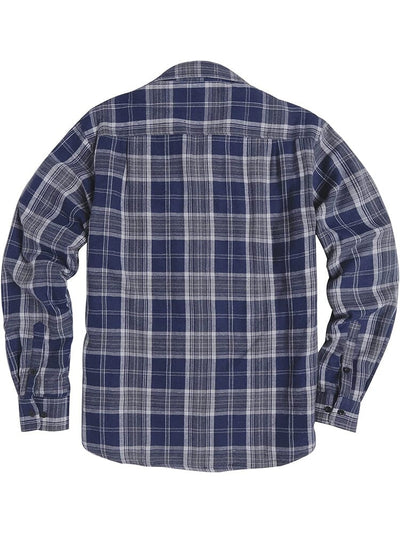Lined Flannel Plaid Long Sleeve Shirt (US Only) Shirts COOFANDY Store 