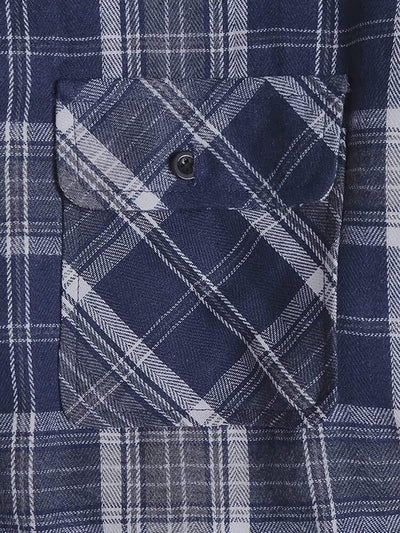 Lined Flannel Plaid Long Sleeve Shirt (US Only) Shirts COOFANDY Store 