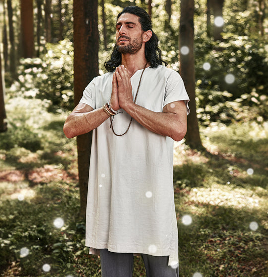 Find Inner Peace in Nature's Embrace - The Sustainable Men's Yoga Clothing